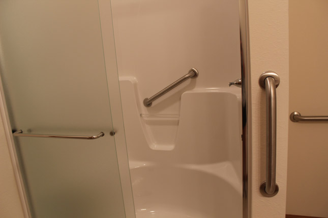Bathroom inside a Blue Branch Manor home